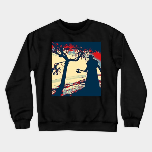 The Creeper Crewneck Sweatshirt by RG Illustration